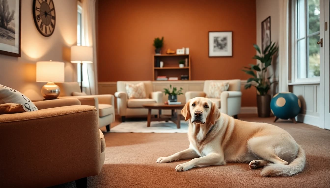 Supportive space with a clinical psychologist Sydney offering therapy with a calm therapy dog.