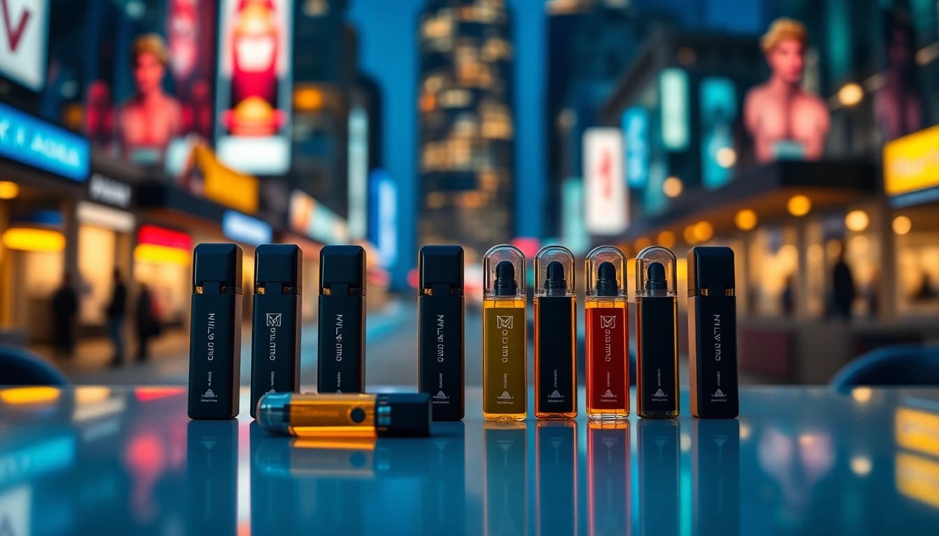 Buy Prefilled vape pods UK arranged stylishly for an appealing showcase.