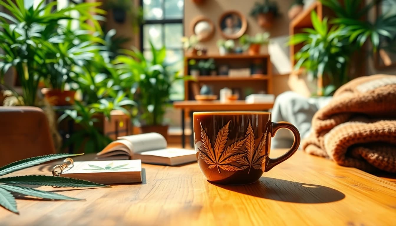 Saborea un café en Cannabis Coffee Shop lloret de mar, rodeado de un ambiente acogedor y relajante.