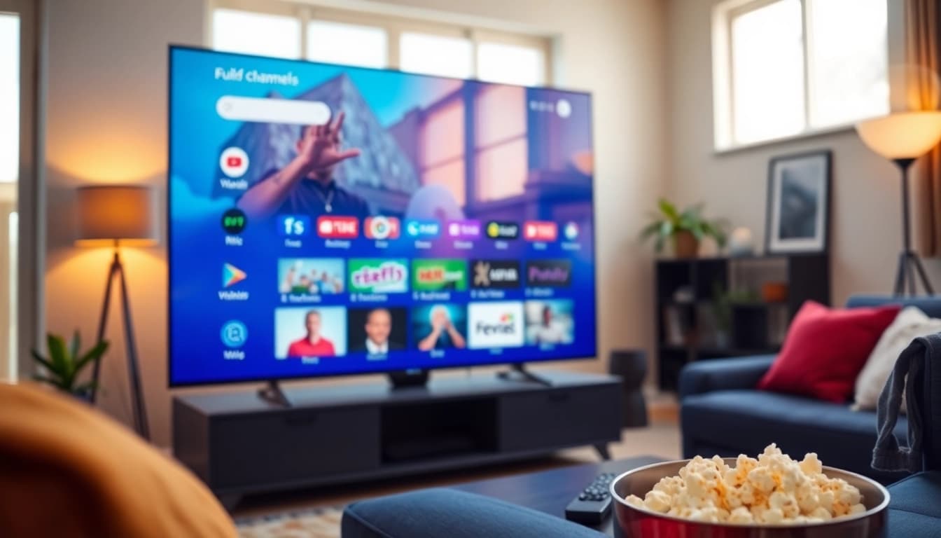 Engaging display of iron tv pro streaming service on a modern screen with vibrant visuals.