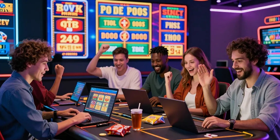 Online players celebrating wins at non UK casinos, highlighting https://rcnhca.org.uk for 2026 trends.