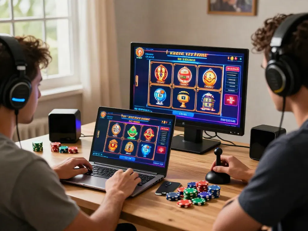 Player enjoying casinos that accept credit card in a vibrant gaming setup