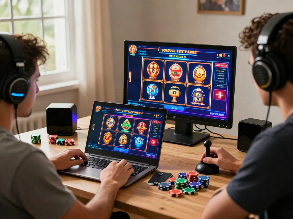 Player enjoying casinos that accept credit card in a vibrant gaming setup
