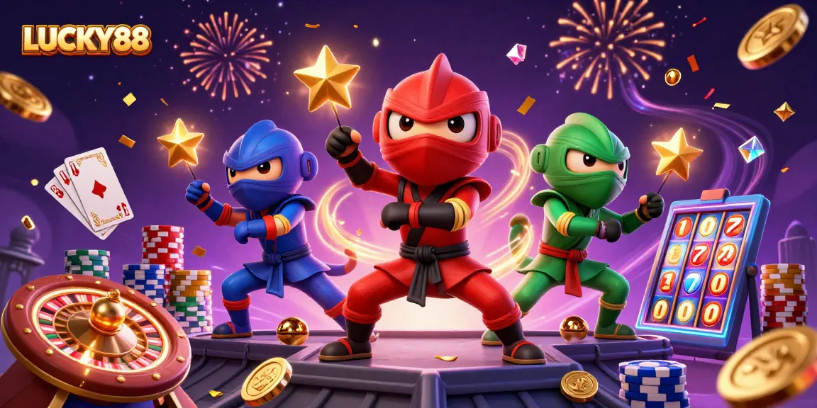 LUCKY88 ninjas showcase epic casino excitement with vibrant rewards and engaging game elements.