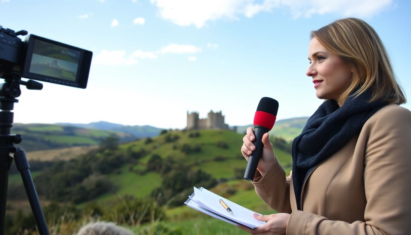 Catch the latest Welsh news from a professional journalist reporting on location.