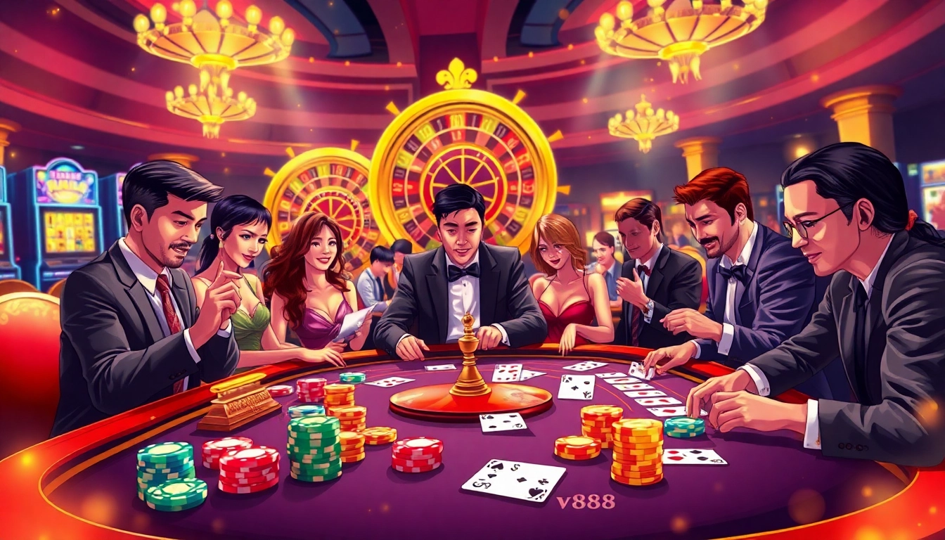 Experience the excitement of gambling at vn88 with vibrant casino games and thrilling atmosphere.