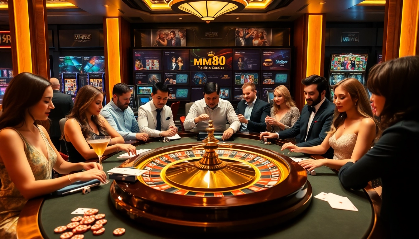 Experience thrilling gameplay at https://mm88.bar/ with engaging casino tables and vibrant betting elements.