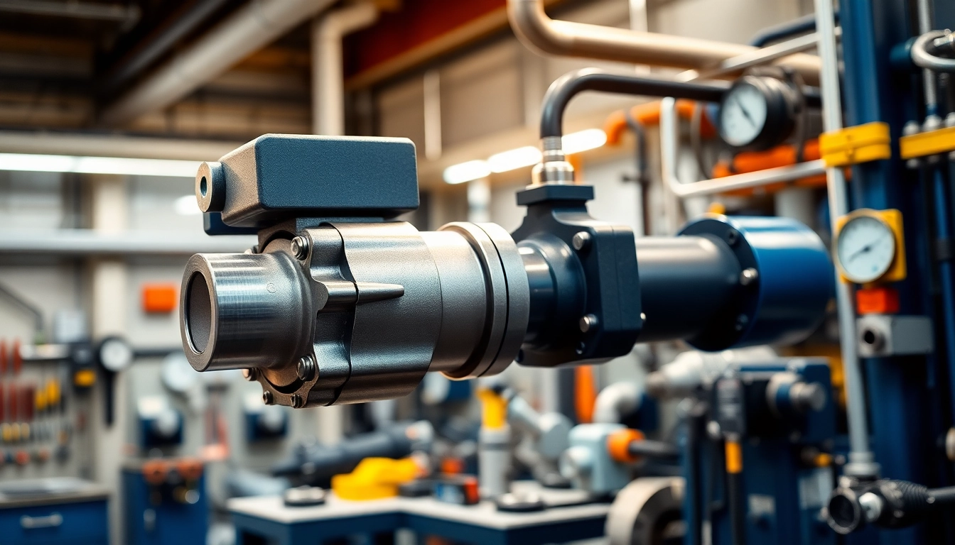 HM88 series manifold valve showcasing precision engineering in a modern industrial environment.