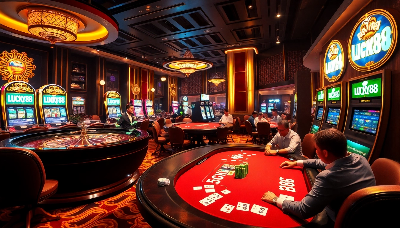 Experience high-stakes excitement at lucky88 with vibrant casino games and thrilling visuals.