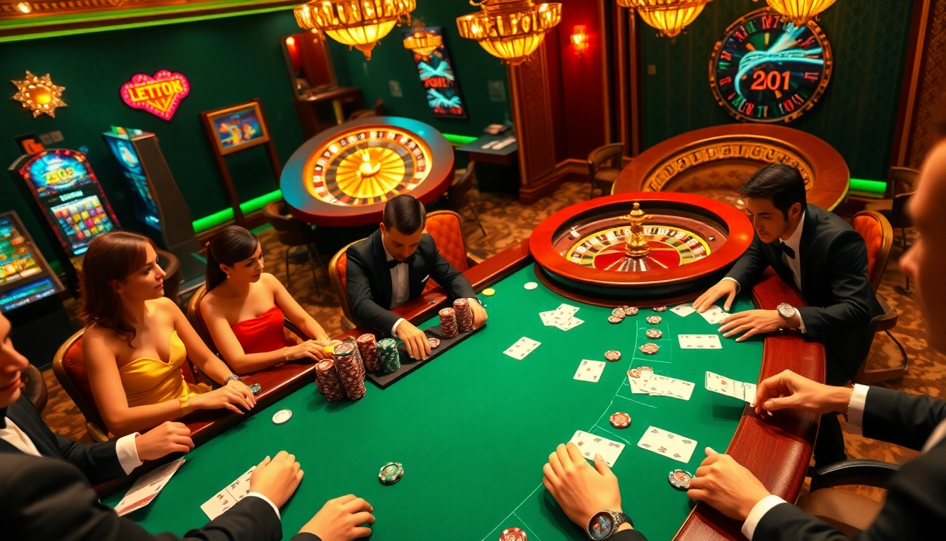 Experience thrilling gameplay at King Arthur Cafe's menu, showcasing exciting poker action and vibrant casino atmosphere.