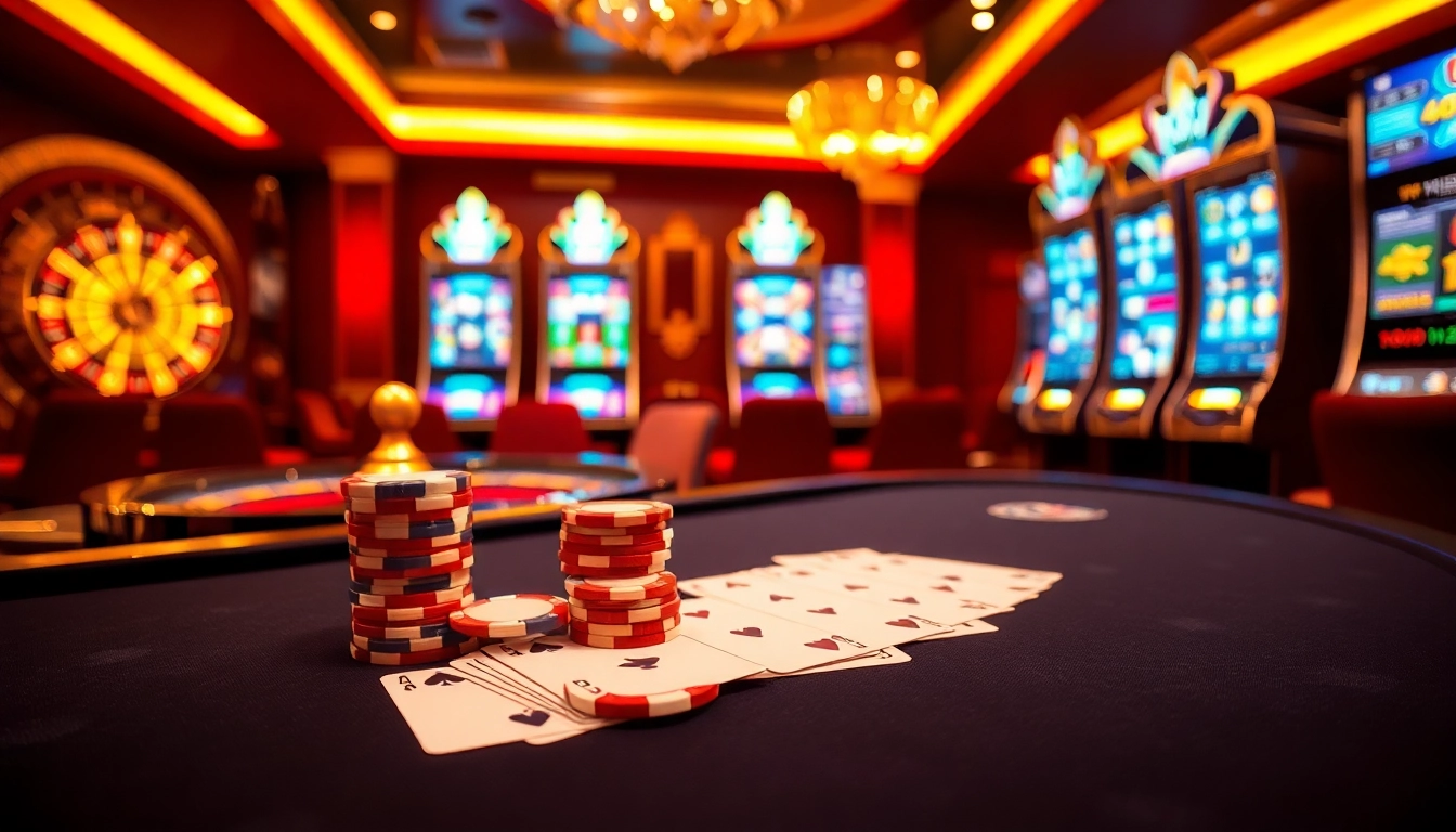 Players enjoy exciting poker games at 9bet casino with professional setups and vibrant displays.