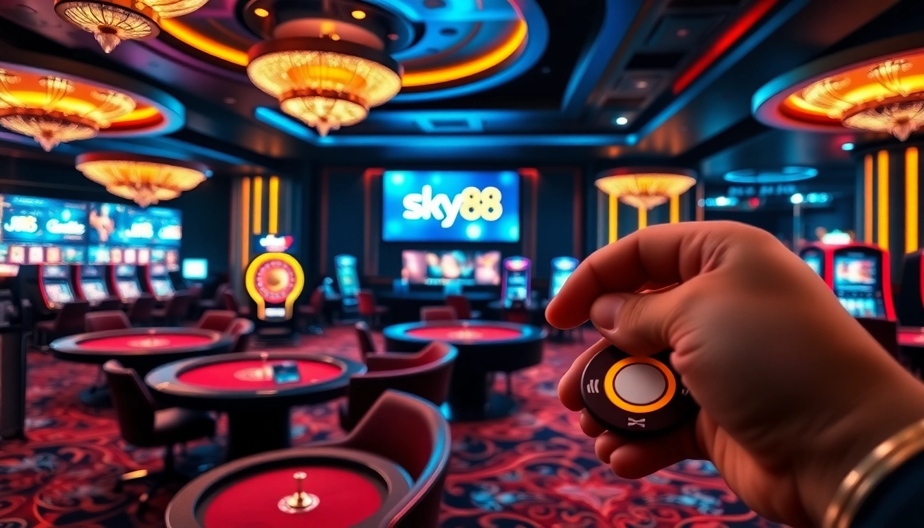 Experience the thrill of sky88 nhận thưởng with exciting casino games and vibrant atmosphere.