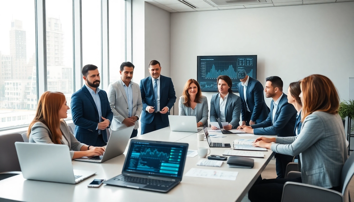 Logo Tiger lisans yenileme discussion in a modern office with professionals collaborating.