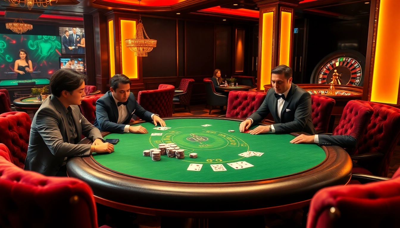 uu88 poker action with vibrant casino atmosphere and thrilling gaming moments