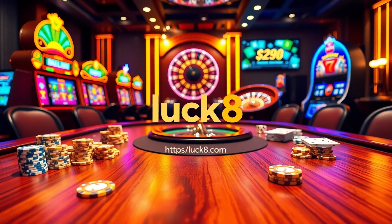 Trải nghiệm sự phấn khích của cờ bạc tại https://luck8.com với các bàn casino sống động và các trận poker hấp dẫn.