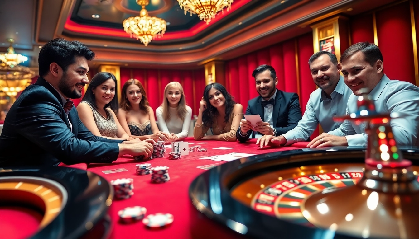 Experience the excitement of gamebaidoithuong.trading at a high-stakes poker table in a luxurious casino.