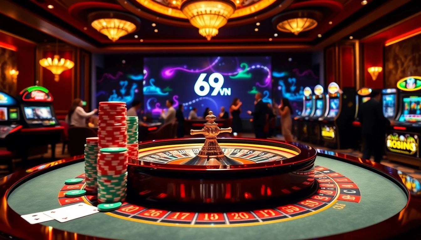 Experience the thrill of 69VN with vibrant casino games and high-stakes roulette.