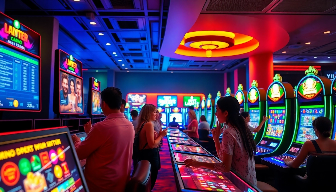 Engaging online casino scene featuring Lauthaitv's vibrant gaming experience with diverse players.