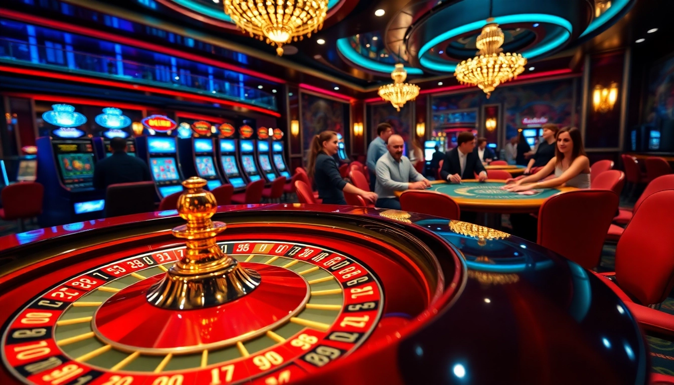 Experience the thrill of luckywin kenya at a luxurious casino table filled with excitement.