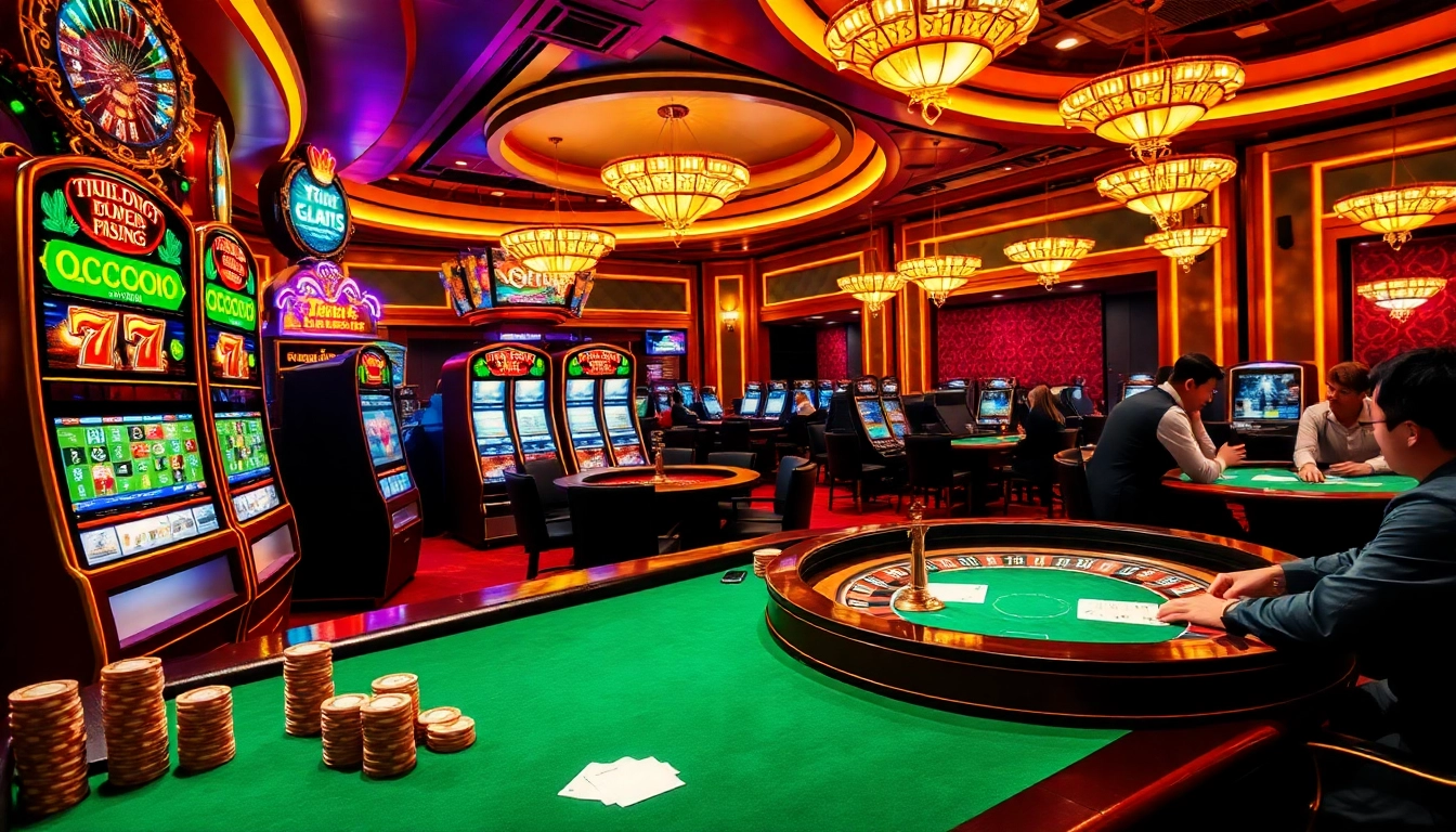 Experience the excitement of WW88 casino with vibrant slot machines and high-stakes poker action.