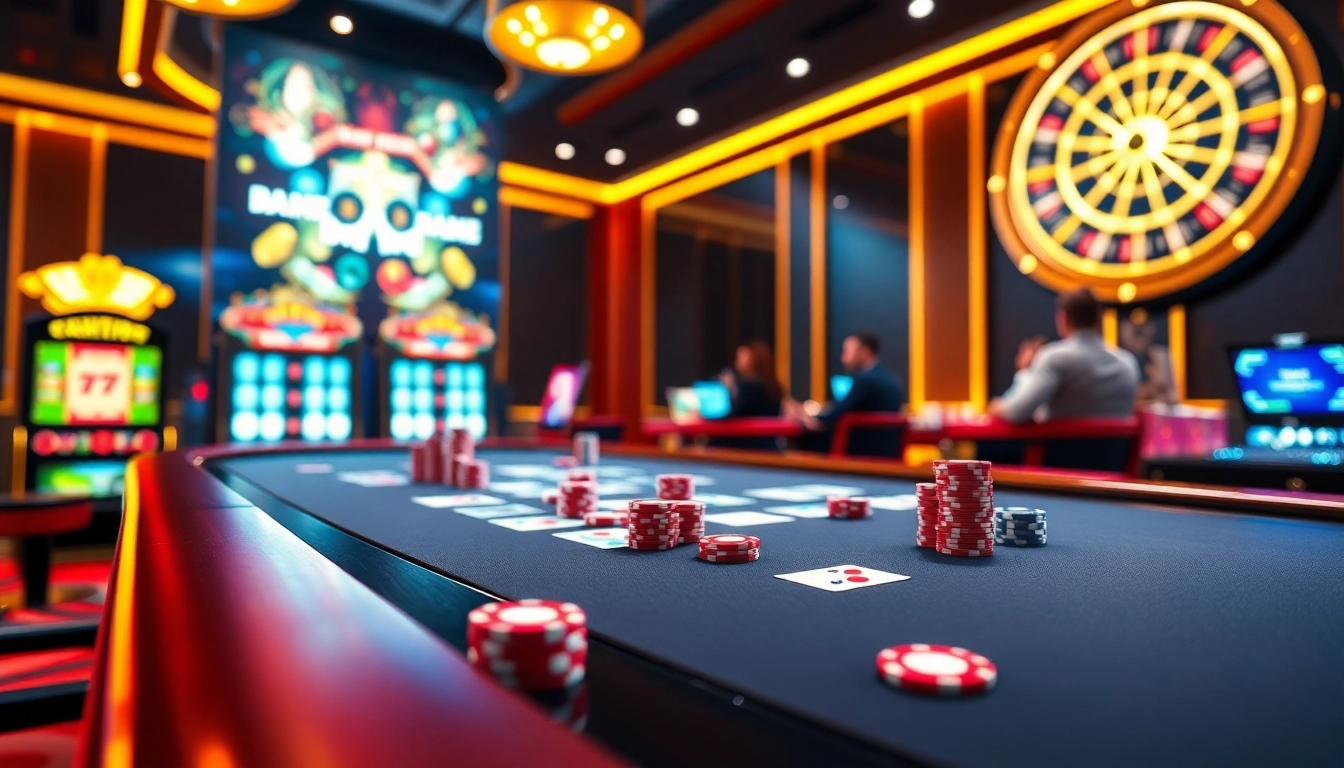 Experience the thrill of online gambling at dh88vn.com with a vibrant casino atmosphere.