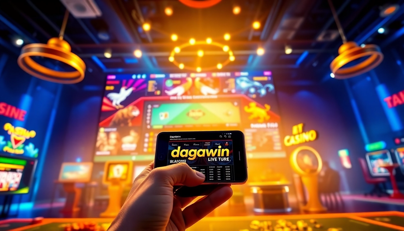 Experience live cockfighting and casino thrills on dagawin.live with vibrant graphics and engaging user interface.