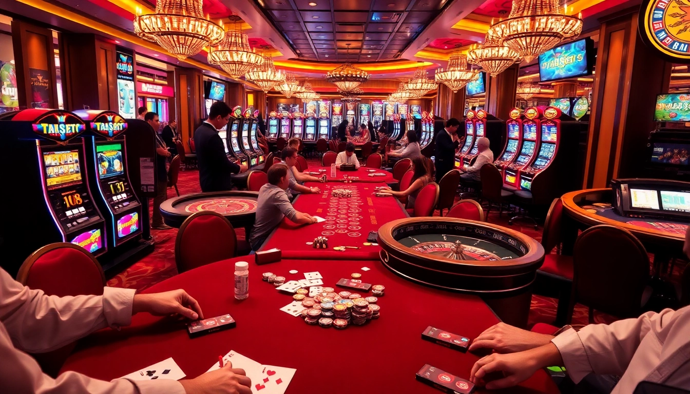 Experience the excitement of 8kbet with vibrant casino games and lively players.