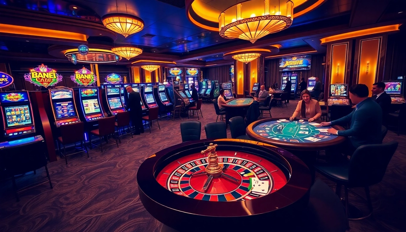 A winning moment at the casino with https://pub88.com.de/ featuring vibrant slot machines and thrilling poker tables.