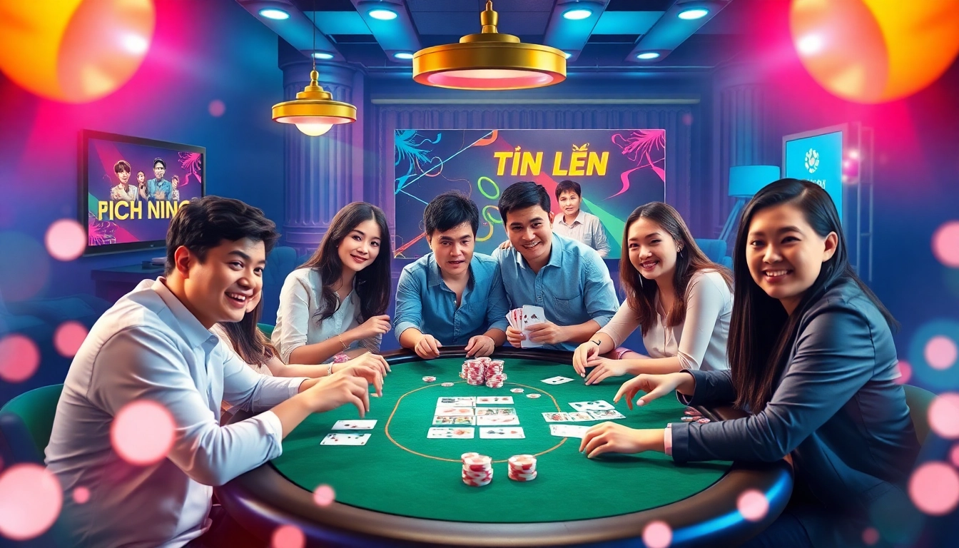 Enthusiastic players at topgamebaidoithuong.mx enjoying card games online.