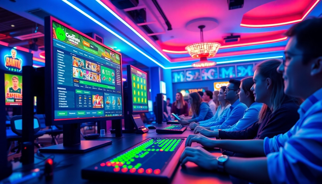 Exciting online gaming experience at Good88.hu.net showcasing diverse players and vivid game graphics.