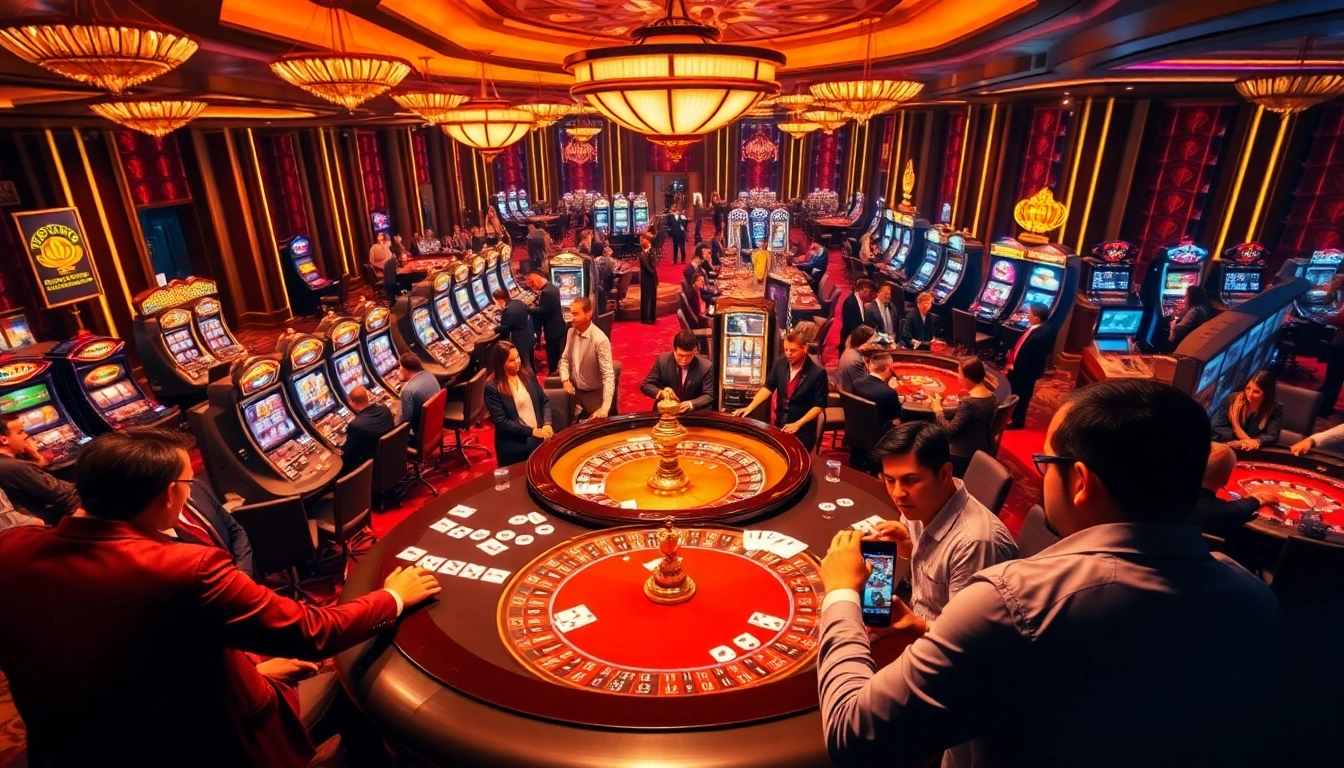 Engaged players strategize their bets at the luxurious casino inspired by https://s8limited.com/.