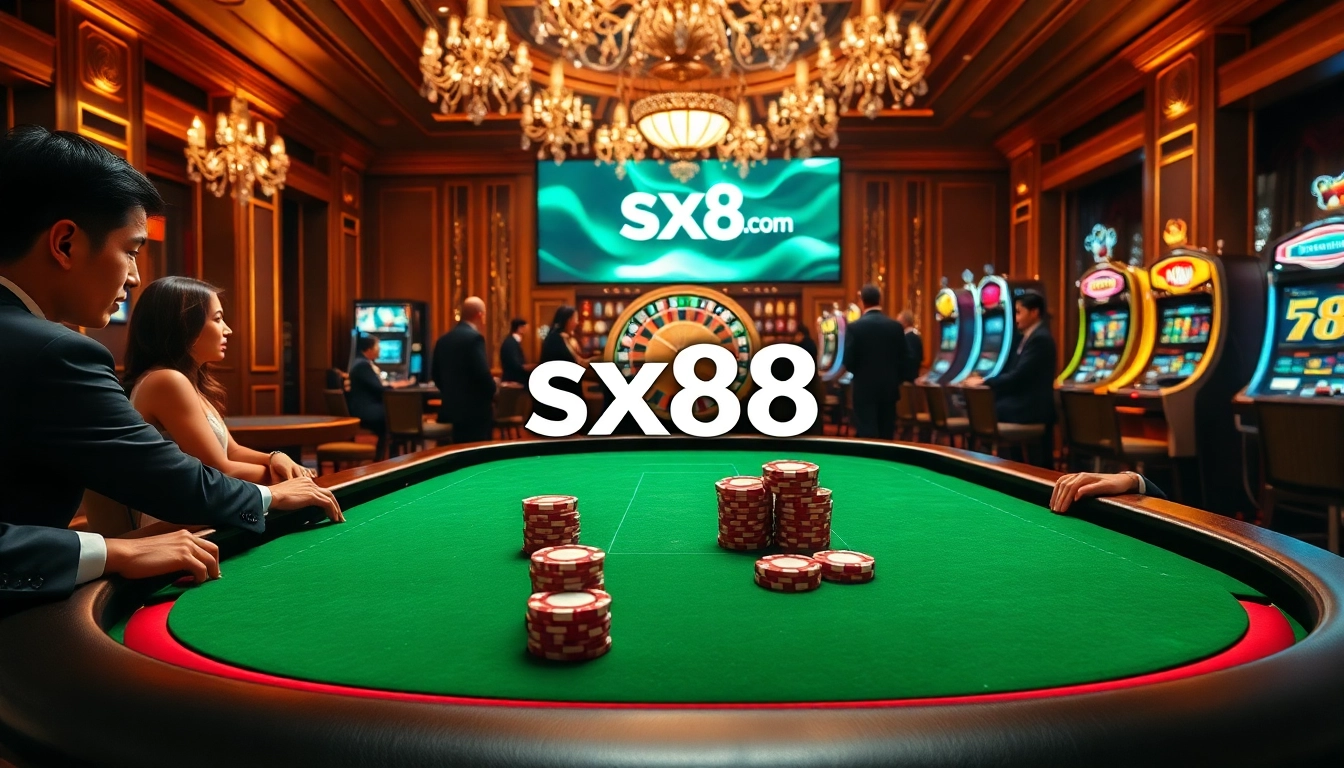 Play at sx88 com’s luxurious casino tables, featuring exciting roulette and blackjack games.