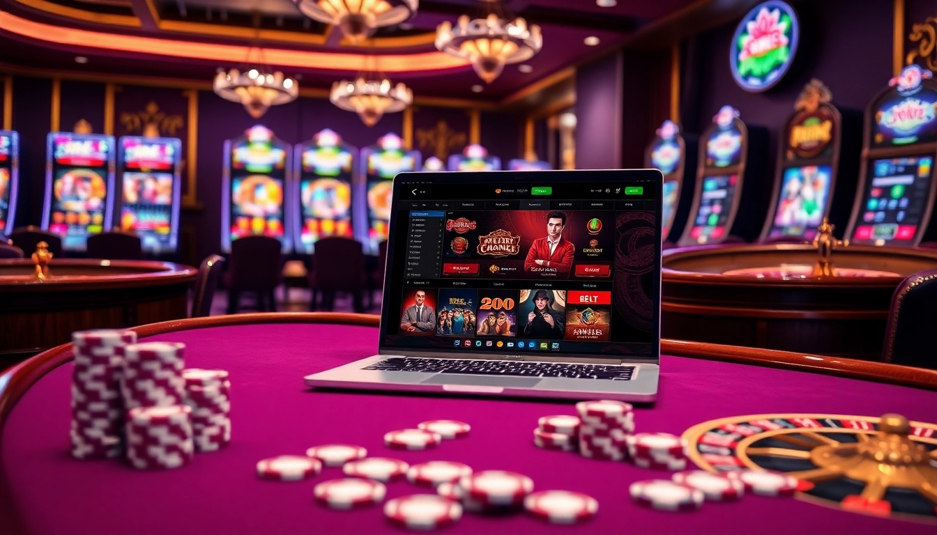 Experience the excitement at gg88.christmas with vibrant slot machines and luxurious gaming tables.