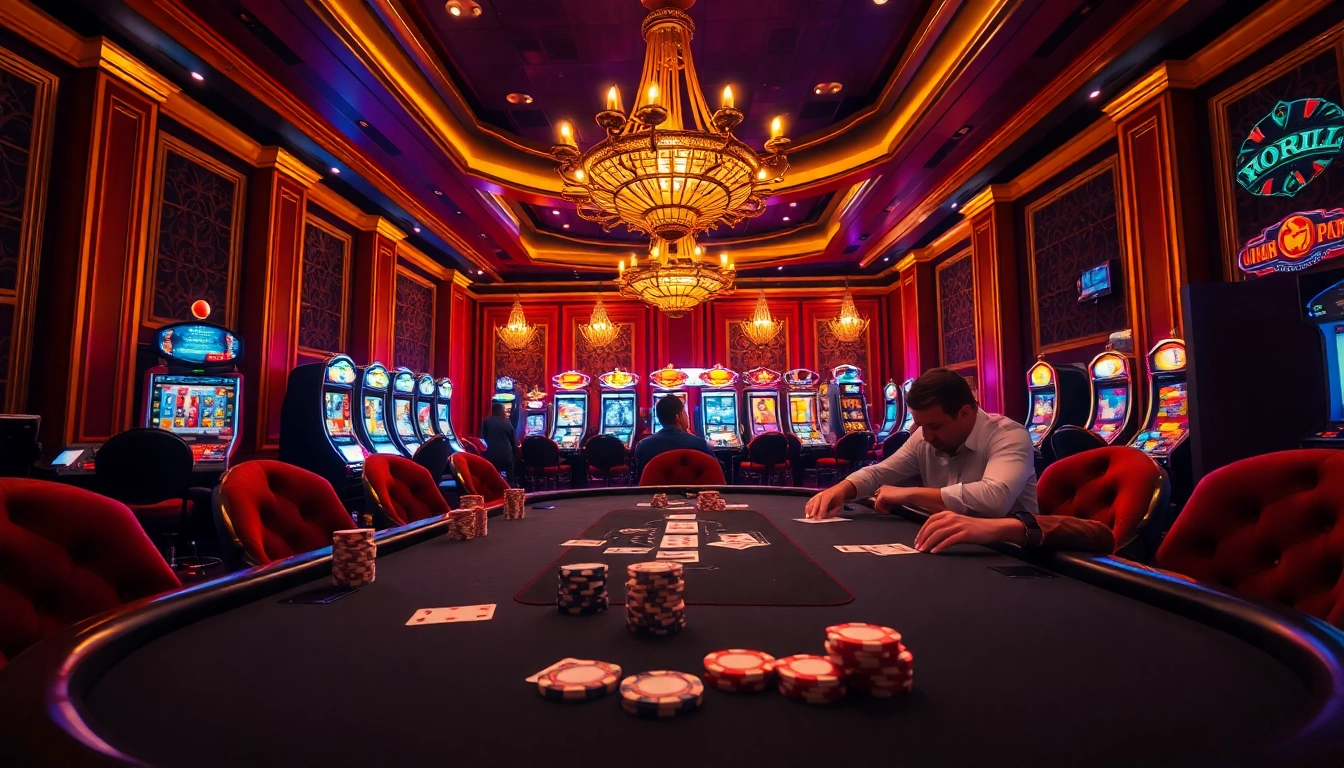 Play poker in a luxurious setting at https://rr88.navy/ with high-stakes chips and elegant ambiance.