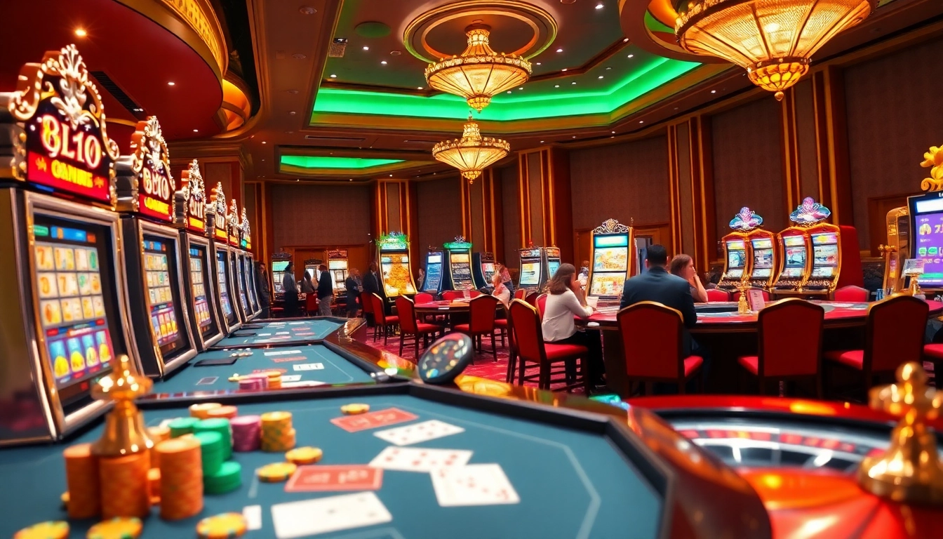 Engaging players enjoying a dynamic gaming experience in a TPJ-enhanced casino environment.