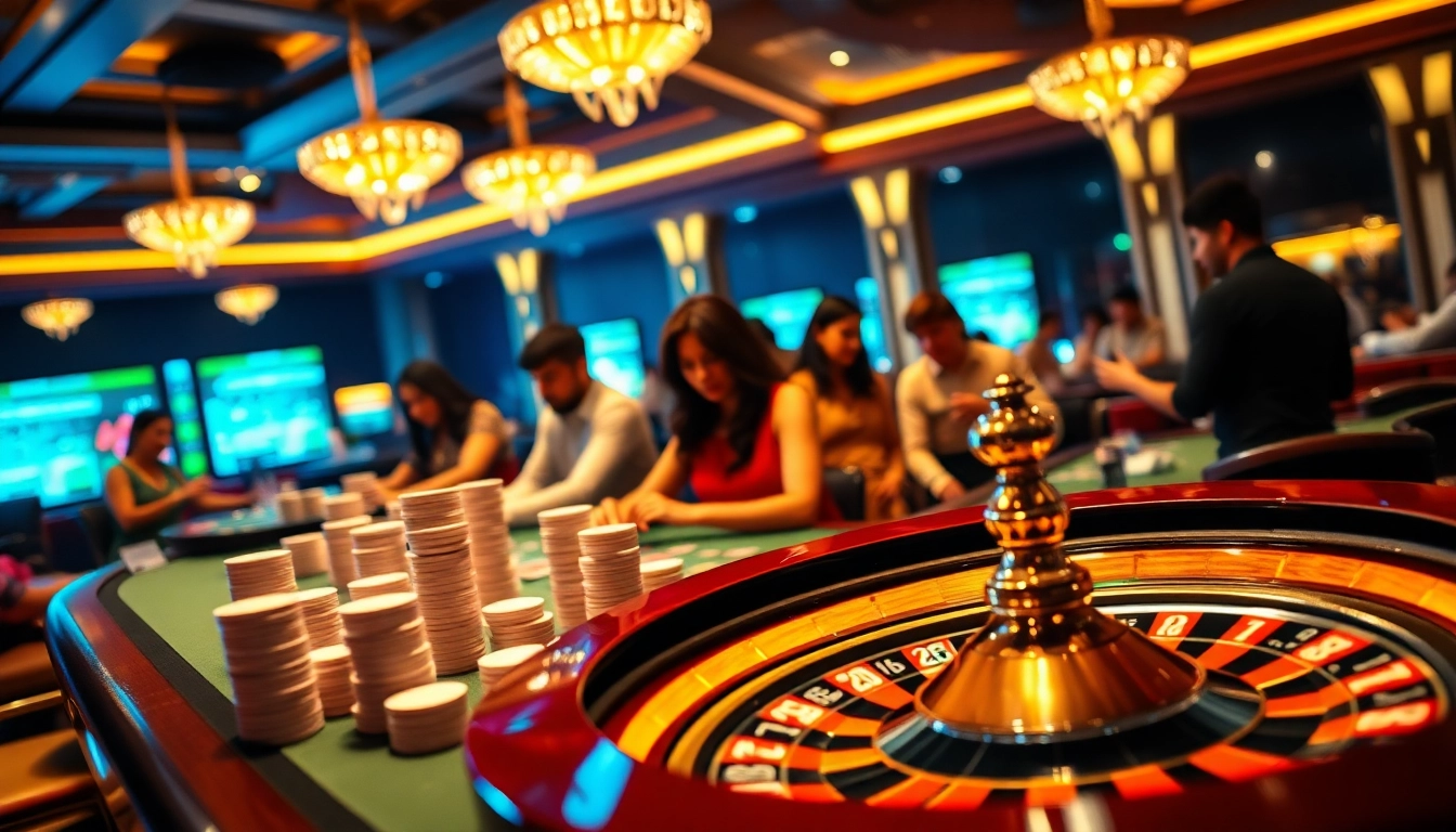 Experience thrilling casino action at dn88 com with vibrant tables and engaged players.