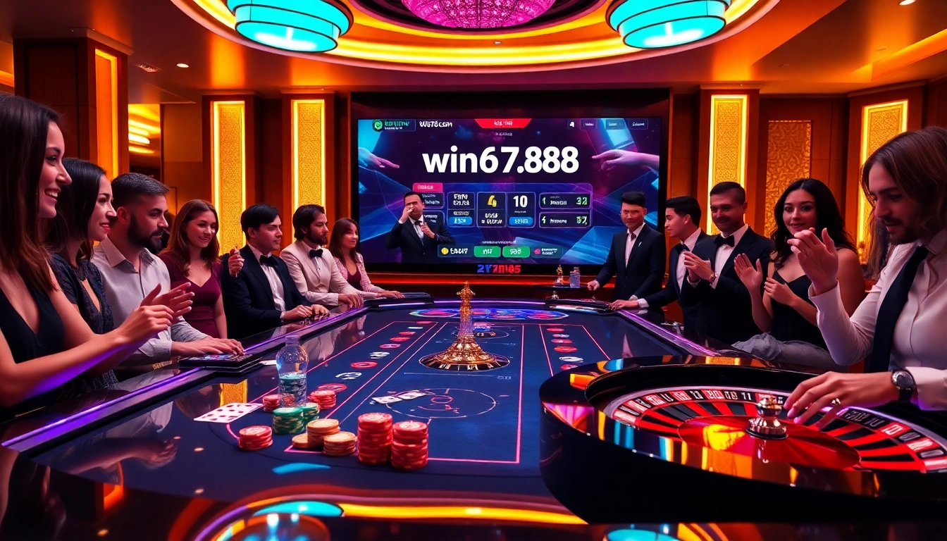 Experience the excitement of online betting at win678.com with vibrant casino visuals and engaging gameplay.