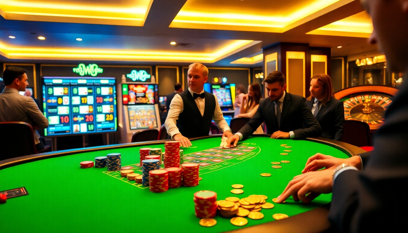 Experience the thrill of playing blackjack at hay.win with vibrant casino visuals.