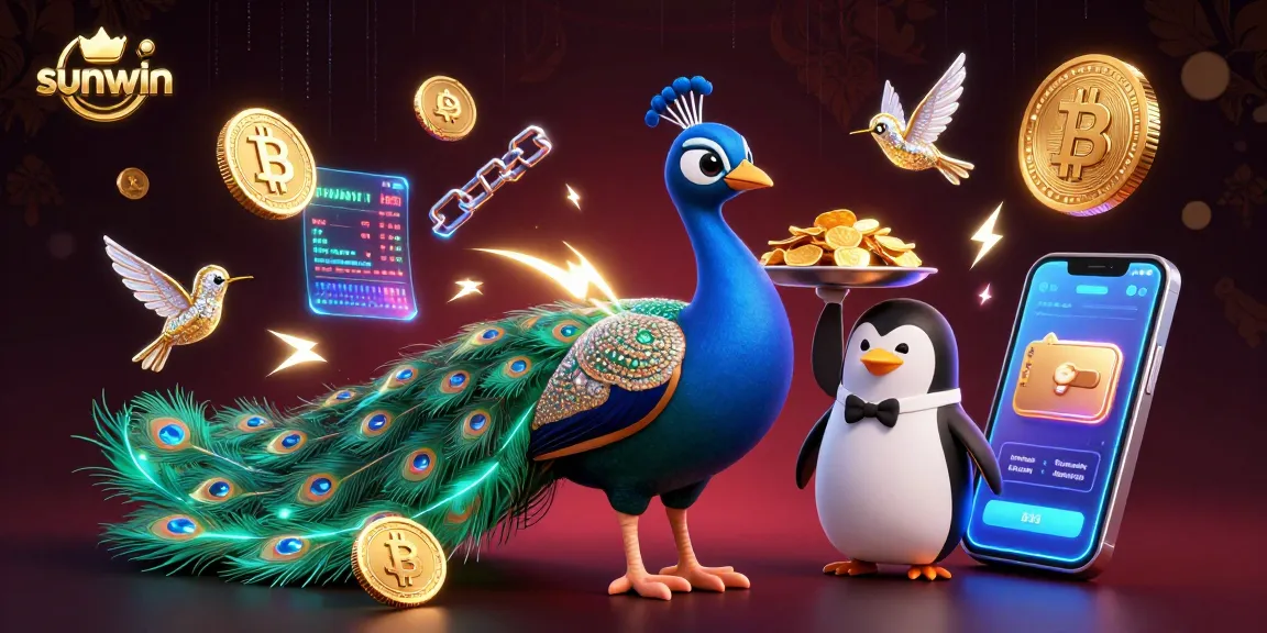 Experience the thrill of sunwin with lively 3D characters and casino elements