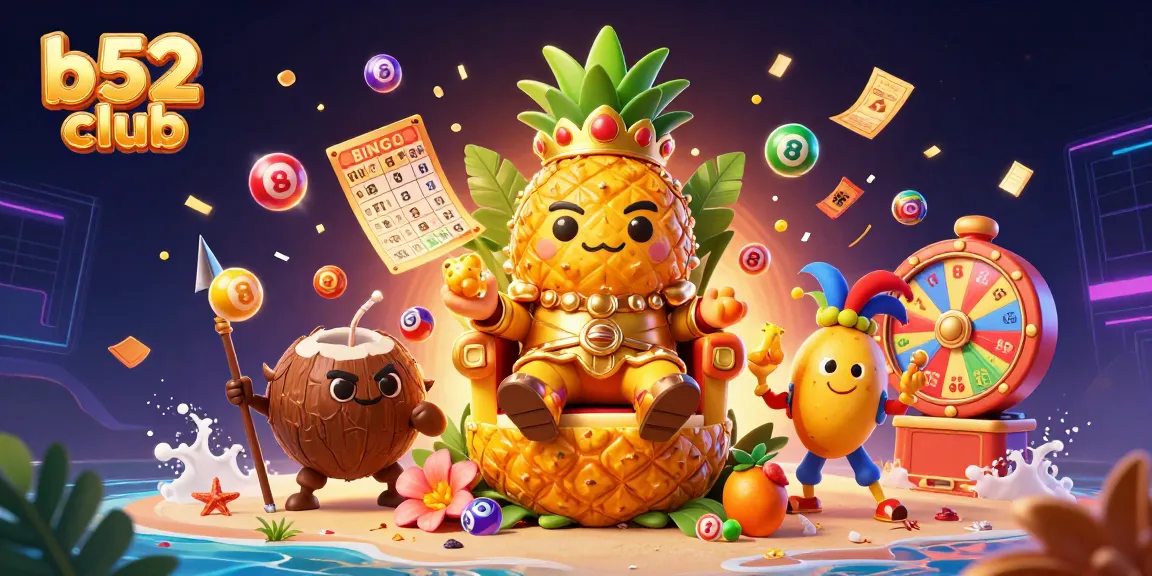 Experience thrilling gameplay with b52 club in an ultra-detailed casino scene filled with vibrant lottery elements.